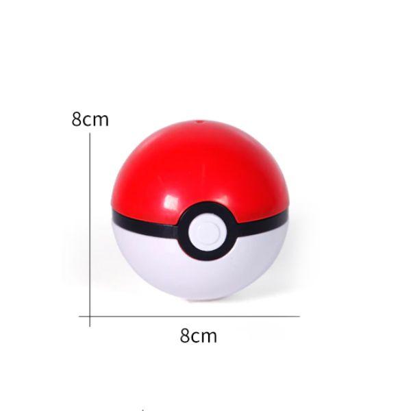 Imagem de Action figure pokemon articulado dentro da pokebola boneco