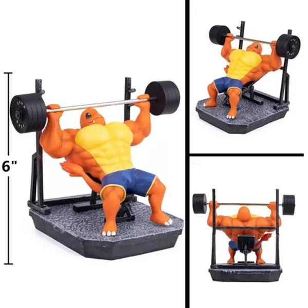 Imagem de Action Figure Pokemon Charmander Musculo Academia Maromba