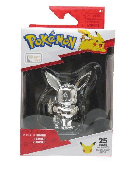 Imagem de Action Figure Pokémon Silver - Edição Comemorativa 25 Anos - Jazwares