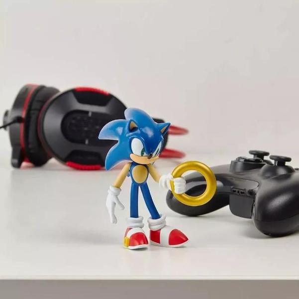 Imagem de Action Figure Sonic Sonic The Hedgehog Com Diamante E Anel