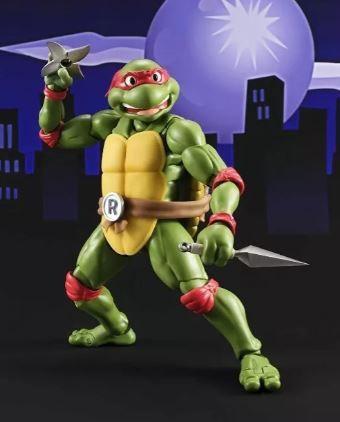 Imagem de Action figure tartarugas ninja - Raphael c/acessórios 15 cm - bandai bootleg