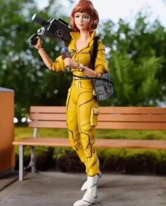 Imagem de Action figure Tartarugas Ninjas April Oneil Repórter Neca