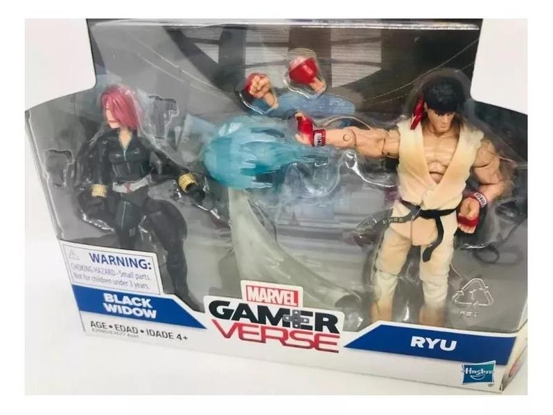 Imagem de Action Figures Marvel vs. Capcom Viúva Negra e Ryu Gamerverse