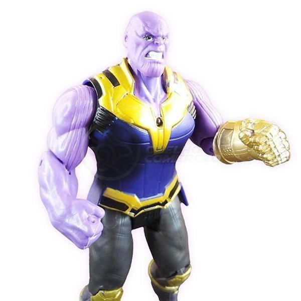Action Vingadores Thor Thanos Hulk Homem Aranha - TIKTOYS Imagem de Action Vingadores Thor Thanos Hulk Homem Aranha