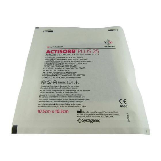 Imagem de Actisorb Plus 25 10,5 X 10,5Cm Systagenix 01 Unidade