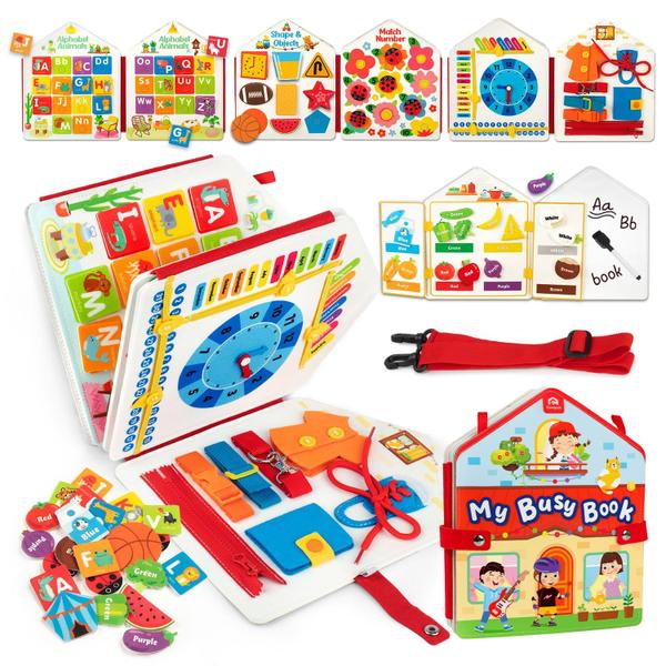 Imagem de Activity Busy Book Coogam Toddler Felt Montessori 3-5 anos