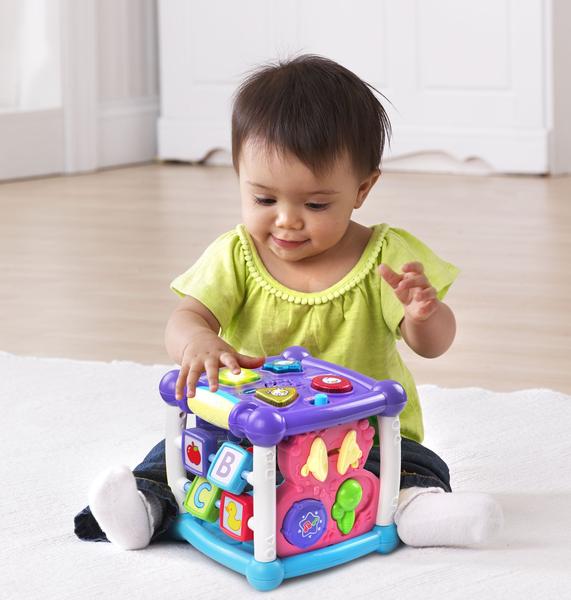 Imagem de Activity Cube VTech Busy Learners Purple para mais de 6 milhões a 3 anos