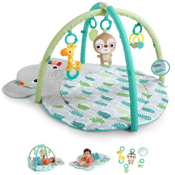 Imagem de Activity Gym & Playmat Bright Starts Hug 'N Cuddle com brinquedos