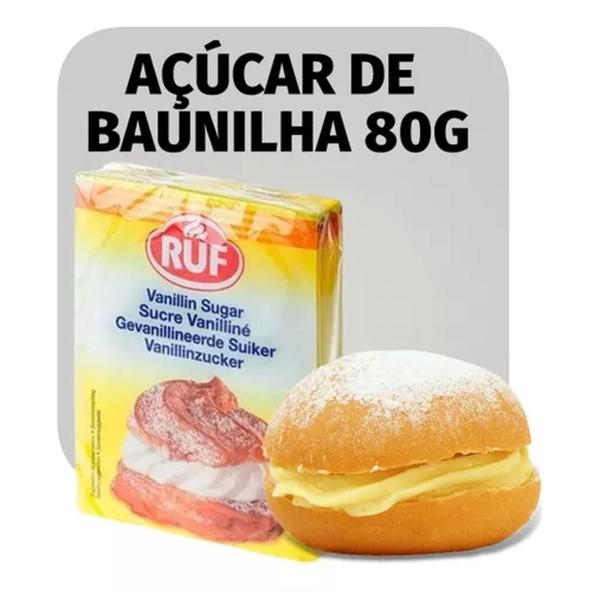 Imagem de Açúcar De Baunilha Ruf 80G (Contem 10 Pacotes)