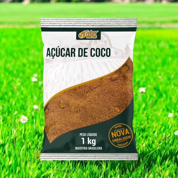 Imagem de Açúcar de Coco 6 X 1kg Sabor Verde