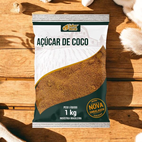 Imagem de Açúcar de Coco 6 X 1kg Sabor Verde