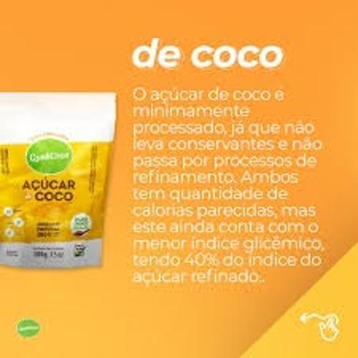 Imagem de Açucar De Coco Qualicoco 100G Kit 12 Pacotes