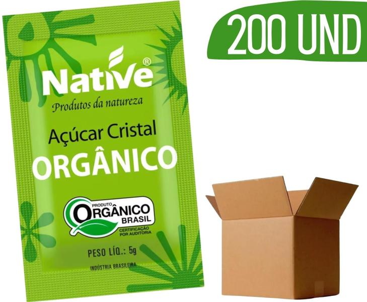 Imagem de Açucar Em Sache Organico Native Cristal 5G - 200 Sachês