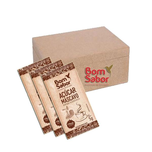 Açúcar Mascavo Bom Sabor Caixa De Sachês Kit 3 Imagem de Açúcar Mascavo Bom Sabor Caixa De Sachês Kit 3