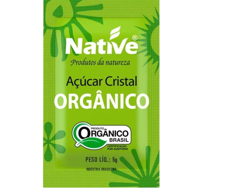 Açucar Organico Native Cristal + Mascavo - 450 Sachês Imagem de Açucar Organico Native Cristal + Mascavo - 450 Sachês