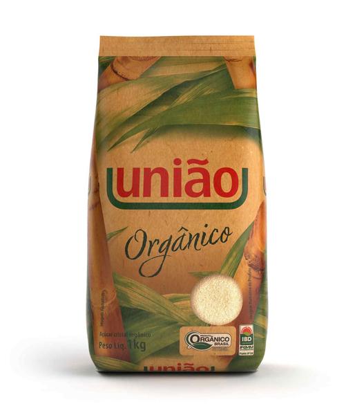 Açúcar união cristal orgânico 1kg com 3 unidades - acucar Imagem de Açúcar união cristal orgânico 1kg com 3 unidades
