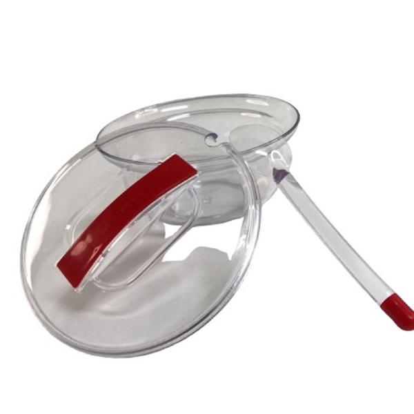 Açucareiro Acrílico 13cm Colher Integrada delicado discreto - Filó Modas Imagem de Açucareiro Acrílico 13cm Colher Integrada delicado discreto