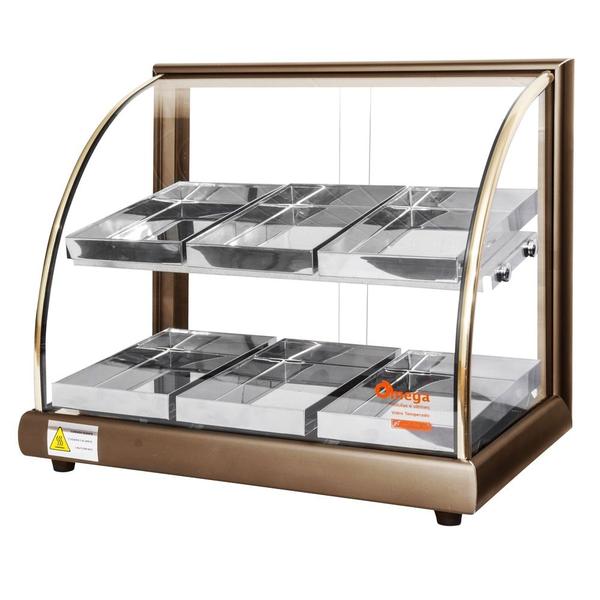 Imagem de AD6 - Estufa Alfa para salgados de 6 bandejas Dupla Café - 127V - Omega