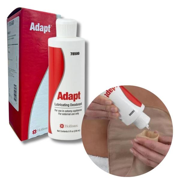 Imagem de Adapt Desodorante e Lubrificante para Bolsa de Colostomia 236ml 78500 2 Unidades 