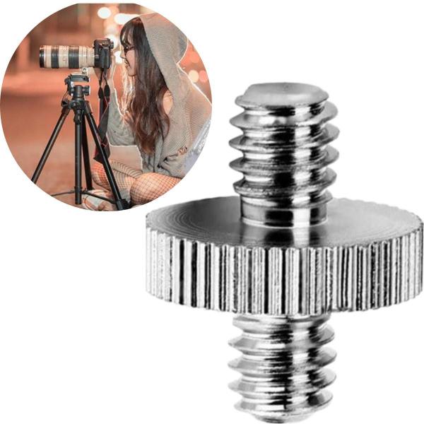Adaptador 1/4 1/4 Tripé Câmera Flash Dslr Pino engate Rápido - PDIMPORT Imagem de Adaptador 1/4 1/4 Tripé Câmera Flash Dslr Pino engate Rápido