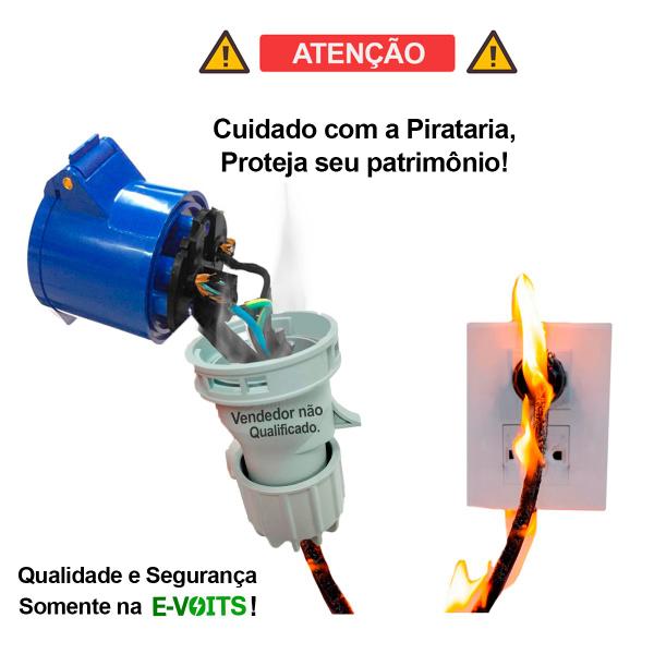 Imagem de Adaptador 16a para 20a Carregador Carro Elétrico 5m JAC