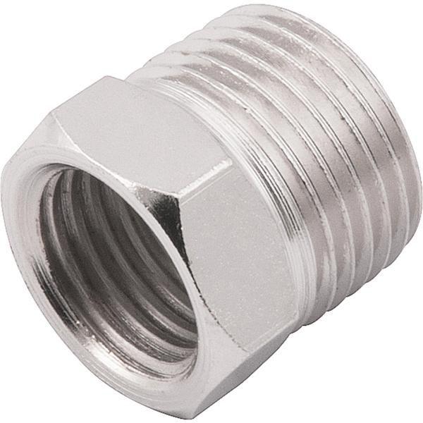 Imagem de Adaptador 3/8x1/4" macho/npt aço zincado com 1 peça - Vonder