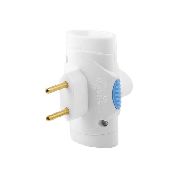 Imagem de Adaptador 3 tomadas 2p+t 10a branco legrand dn1677