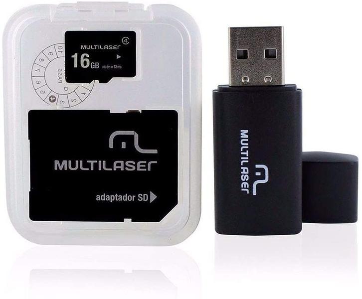 Imagem de Adaptador 3x1 SD+Pen drive+Cartão De Memória 16GB Multilaser