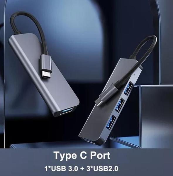 Imagem de Adaptador Air P/ Pro Usb C Para 4 Ptas Usb FY-735