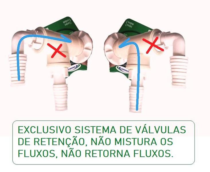 Imagem de Adaptador Amanco duplo RETO para 2 Máq. Lavar Esgoto 40 - 350725K140