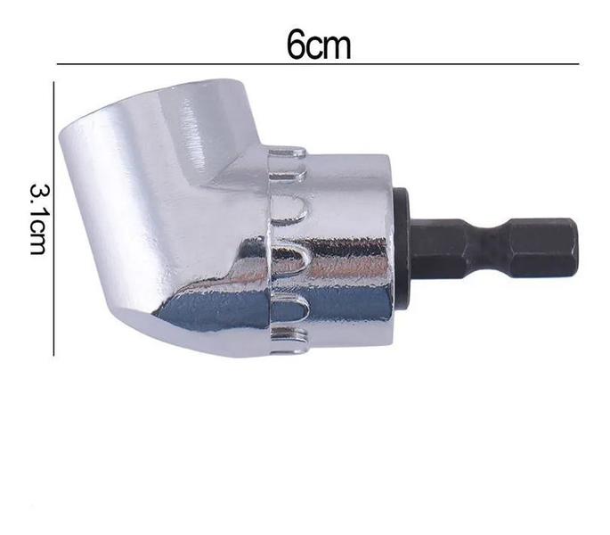 Imagem de Adaptador Angular Para Parafusadeira Furadeira Encaixe 1/4"