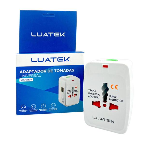 Imagem de Adaptador Benjamin Tomada Universal com USB Luatek