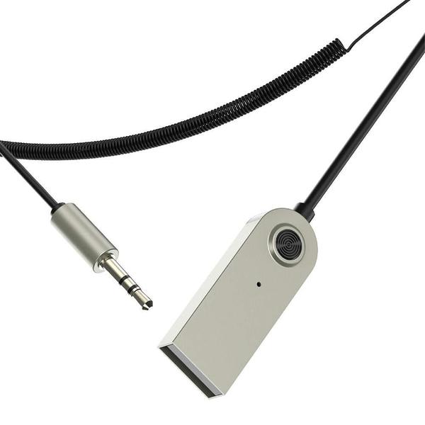 Imagem de Adaptador Bluetooth 5.0 Bt870 Audio P2 Cabo Mola Carro Som