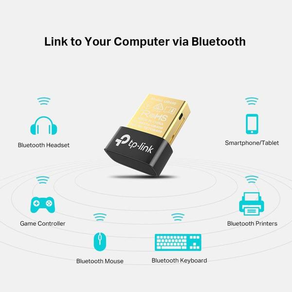 Imagem de Adaptador bluetooth nano usb tp-link 4.0 ub400