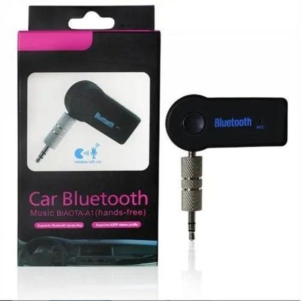 Imagem de Adaptador Bluetooth P2 Música Chamada Som Carro 3.5mm Sem Fio