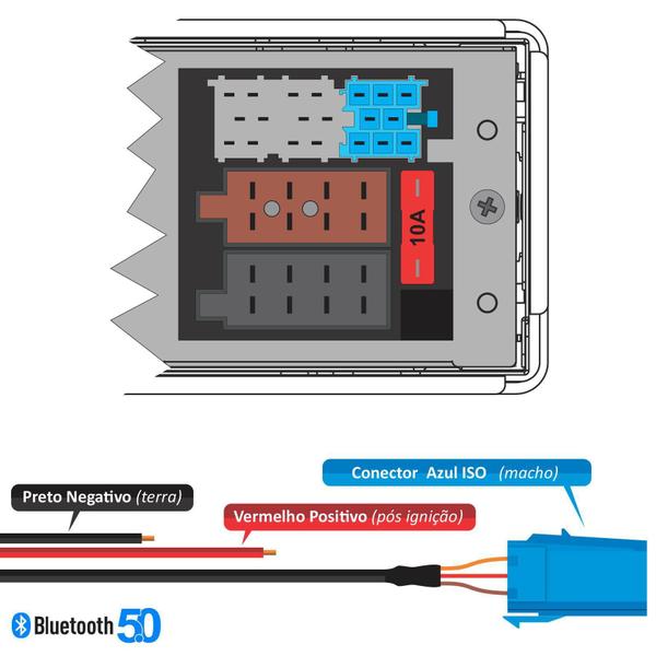 Imagem de Adaptador Bluetooth Para Rádio Original Peugeot E Citroen