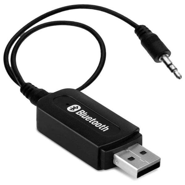 Imagem de Adaptador Bluetooth Transmissor Sem Fio Audio P2 Preto