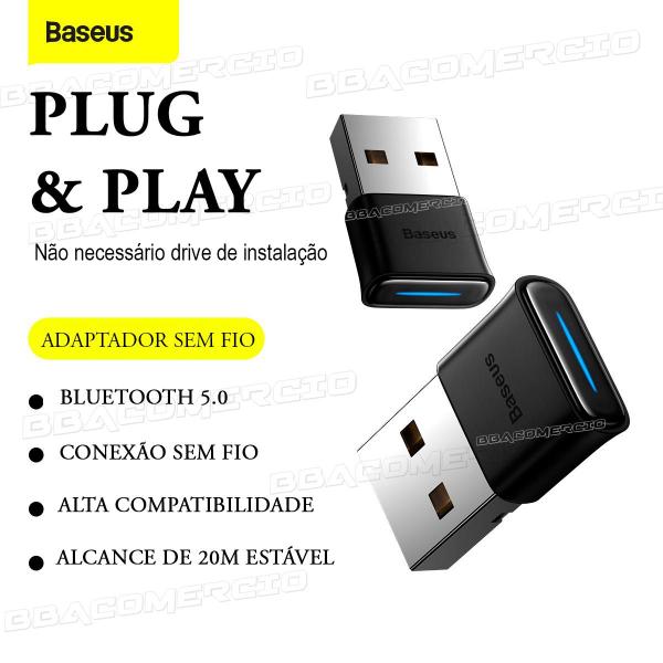 Imagem de Adaptador Bluetooth Usb 7 Dispositivos Note Pc 20m