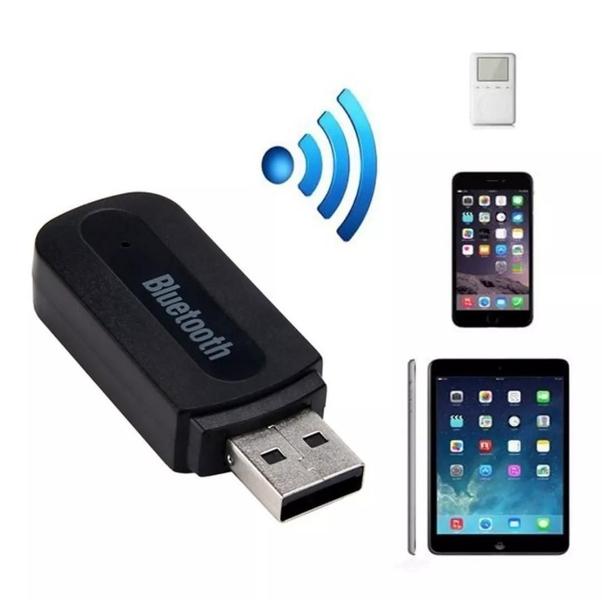 Imagem de Adaptador Bluetooth Usb P2 Áudio Carro Stereo Transmissor