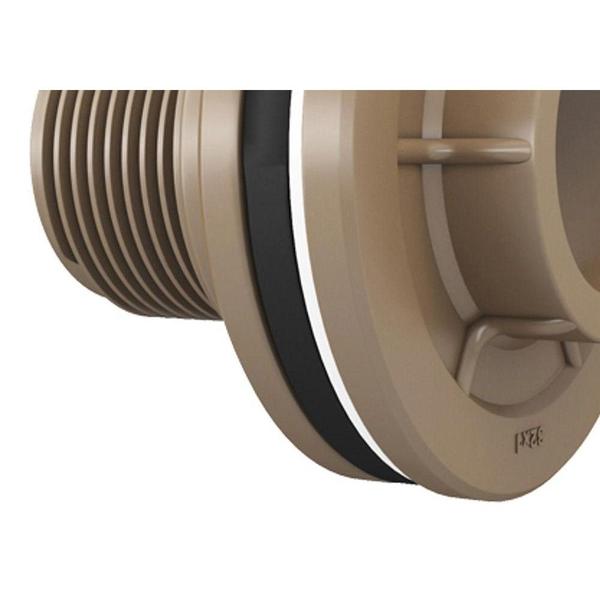 Imagem de Adaptador C/Flange Fortlev B 3/4 Marrom ./ Kit Com 10 Unidades