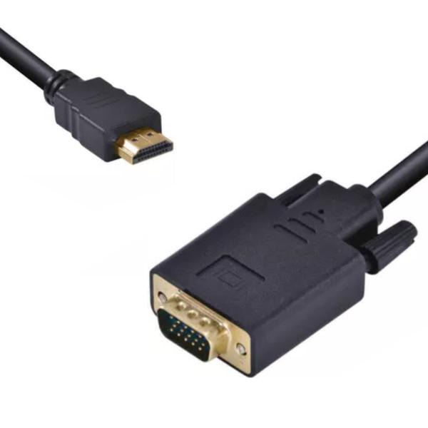 Imagem de Adaptador cabo  Hdmi Macho X Vga Macho 1.8 Metros comprido cb148