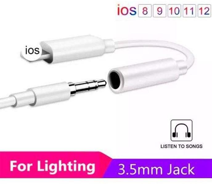 Imagem de Adaptador Cabo iPhone Lightning Para P2 Áudio