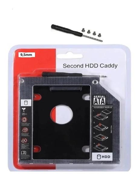 Imagem de Adaptador Caddy Dvd Para Hd Ou Ssd Notebook Drive 9.5Mm