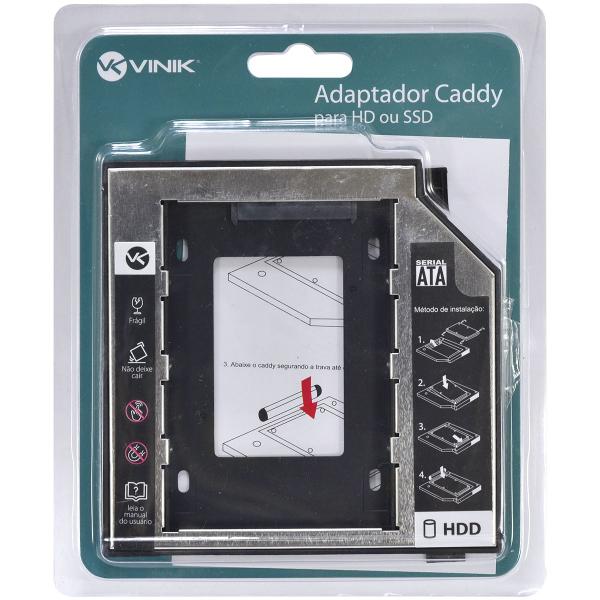 Imagem de Adaptador Caddy Para Hd Ou Ssd Gaveta Dvd Notebook Sata 12.7mm Ac-127