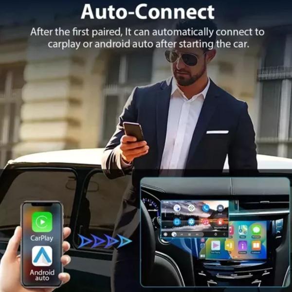 Imagem de Adaptador Carplay Conexão Bluetooth Para Multimidia Carro