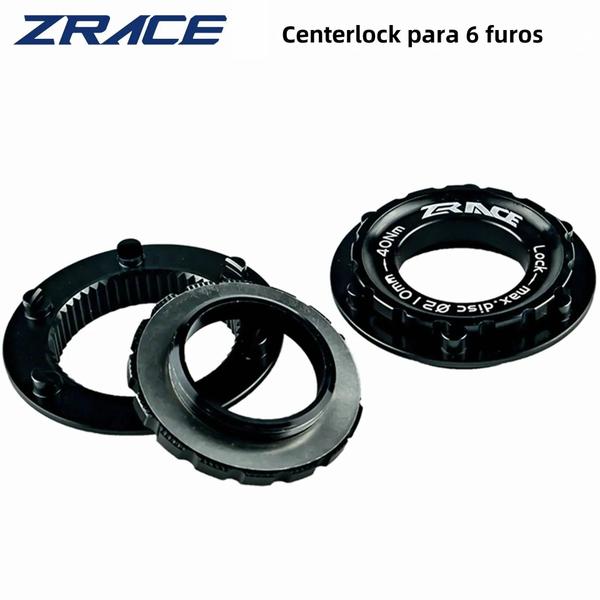 Adaptador Centerlock para 6 Furos - Conversão de Disco de Freio ZRACE SM-RTAD05 Imagem de Adaptador Centerlock para 6 Furos - Conversão de Disco de Freio ZRACE SM-RTAD05