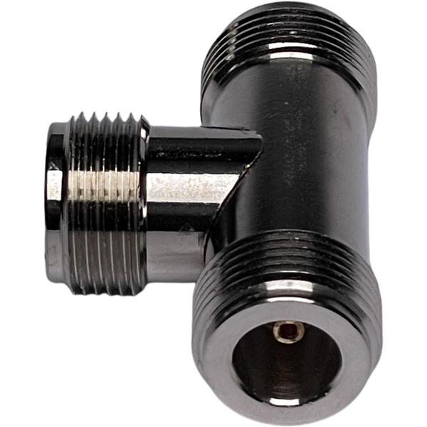 Imagem de Adaptador coaxial CESS N tipo fêmea para divisor T feminino N tipo 2