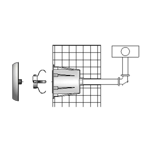 Imagem de Adaptador Com Garra Para Instalação Refletor Led Piscinas