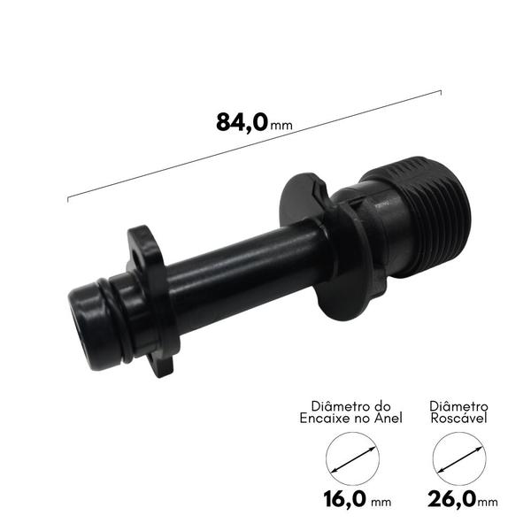 Imagem de Adaptador Conector Entrada de Água Compatível com Lavajato Electrolux Super Power Wash EWS50