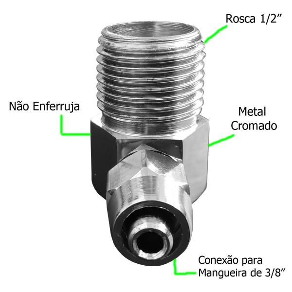 Imagem de Adaptador Conexão Para Purificador Filtro Bebedouro de Água Soft Latina Com Canopla